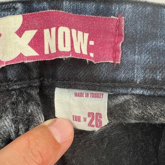 Pre-owned H&M Women Blue Jeans Slim Fit Stretch Cotton Skinny Denim US 26 Turkey - Picture 13 of 14